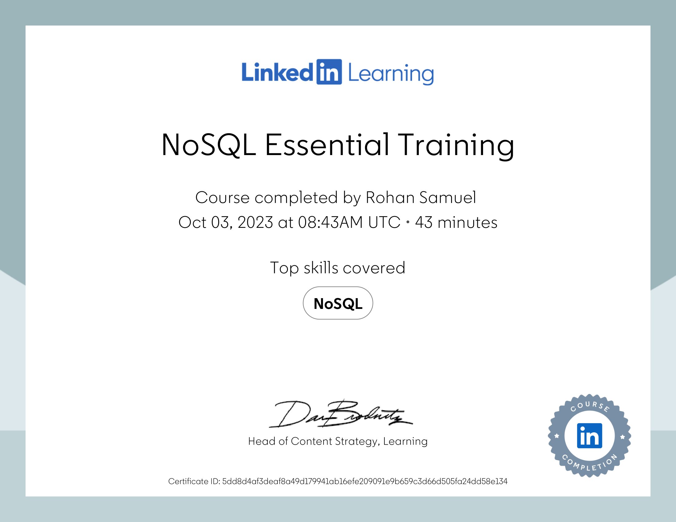 NoSQL Essential Training